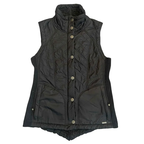 PrAna Quilted Zippered Pockets Snap Button Closure Vest Size Small‎ - Picture 1 of 7